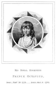 Prince Octavius, eighth son of George III 19th century