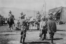 Prince of Monaco & Col. Cody, 1913. Creator: Bain News Service