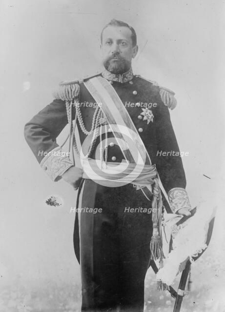Prince of Monaco, in uniform, 1910. Creator: Bain News Service.