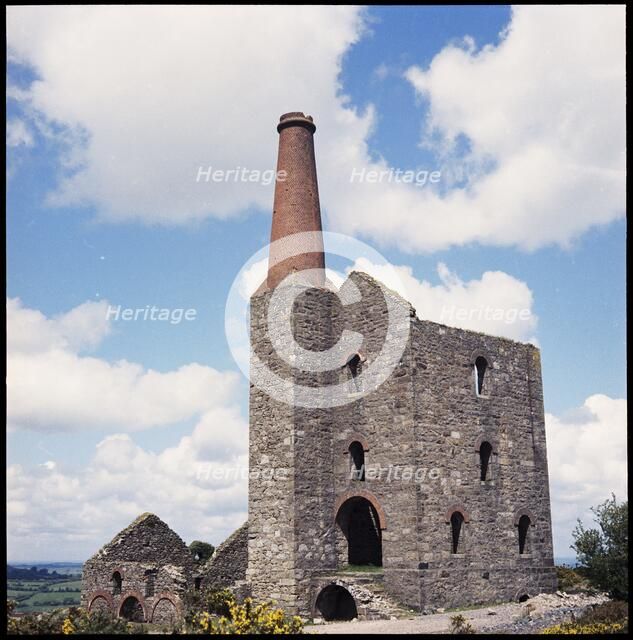 Prince of Wales Engine House, Phoenix United Mine, Minions, Linkinhorne, Cornwall, 1967-1970. Creator: Eileen Deste.
