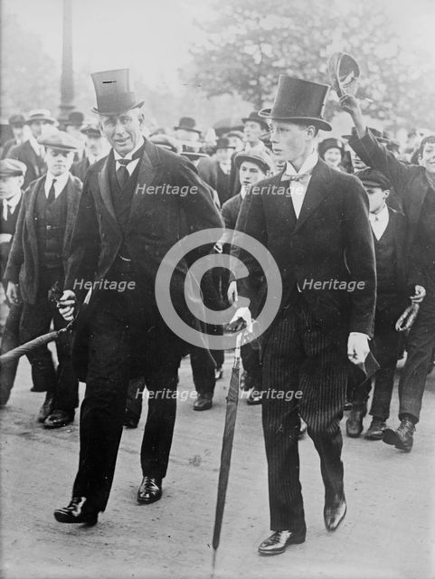 Prince [of] Wales going to Admiralty, between c1910 and c1915. Creator: Bain News Service.