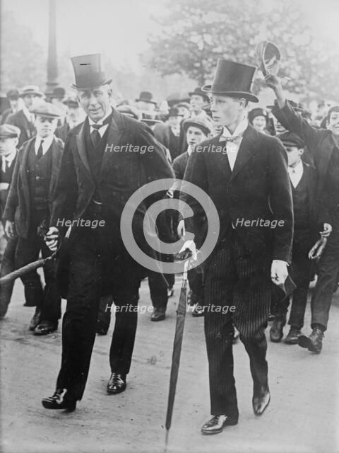 Prince [of] Wales going to Admiralty, between c1910 and c1915. Creator: Bain News Service.