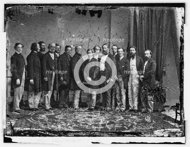 Prince of Wales group in 1861, 1860 October 13. Creator: Unknown.