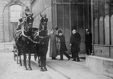Prince of Wales leaves Elysee Palace, between c1910 and c1915. Creator: Bain News Service