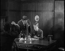 Prince of Wales (the Future Edward VIII) Recording a Charity Appeal In a Film Studio, 1920s. Creator: British Pathe Ltd