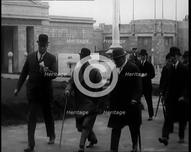 Prince of Wales (the Future Edward VIII) Visiting the British Empire Exhibition Accompanied...,1920s Creator: British Pathe Ltd.