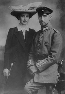 Prince Oscar & wife, between c1910 and c1915. Creator: Bain News Service