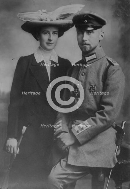 Prince Oscar & wife, between c1910 and c1915. Creator: Bain News Service.