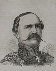 Prince August of Württemberg (1813-1885), Prussian Colonel General of the Cavalry..., 1870. Creator: Unknown