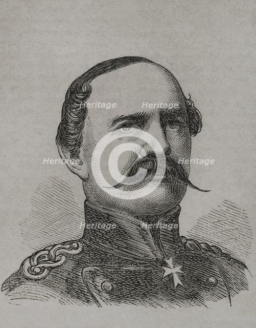 Prince August of Württemberg (1813-1885), Prussian Colonel General of the Cavalry..., 1870. Creator: Unknown.