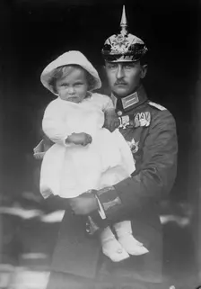 Prince August & son, between c1910 and c1915. Creator: Bain News Service