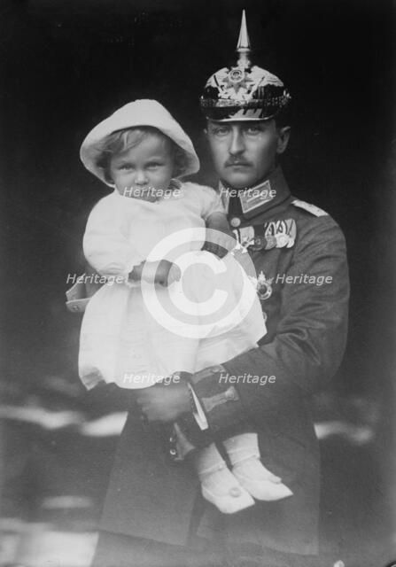 Prince August & son, between c1910 and c1915. Creator: Bain News Service.