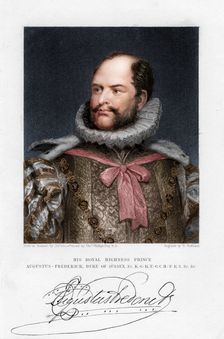 Prince Augustus Frederick, Duke of Sussex, 19th century. Artist: H Robinson