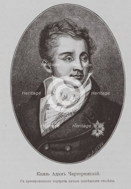 Prince Adam Jerzy Czartoryski (1770-1861). Artist: Anonymous  
