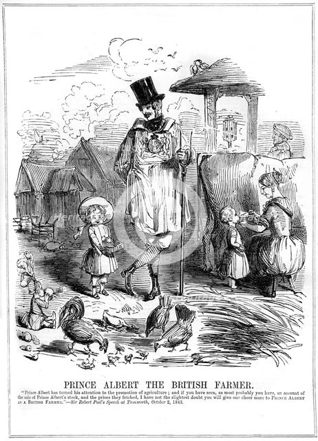 'Prince Albert the British Farmer', 1843. Artist: Unknown