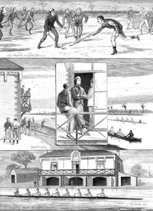 Prince Albert Victor at Cambridge University, 1883. Creator: Unknown