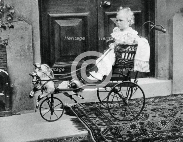 Prince Albert Windsor at age one, c1896. Artist: Unknown