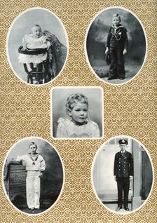 Prince Albert Windsor from age one to fifteen, c1896-1910