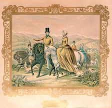 Prince Albert and Queen Victoria, c1850. Creator: Thomas Dick Lauder