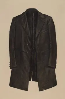 Prince Albert coat, c. 1941. Creator: Lelah Nelson