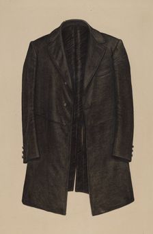 Prince Albert coat, c. 1941. Creator: Lelah Nelson