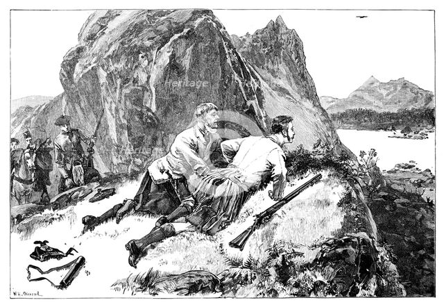 Prince Albert deerstalking, c1840s, (1900).Artist: William Heysham Overend
