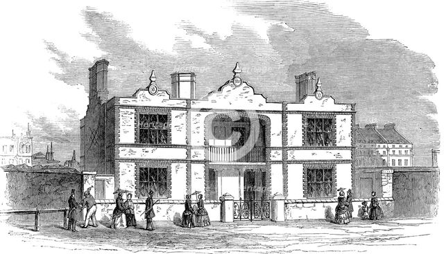 Prince Albert's model dwelling for the labouring classes, 1851. Creator: Unknown.