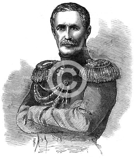 Prince Aleksandr Sergeyevich Menshikov, Russian military commander, 1853. Artist: Unknown