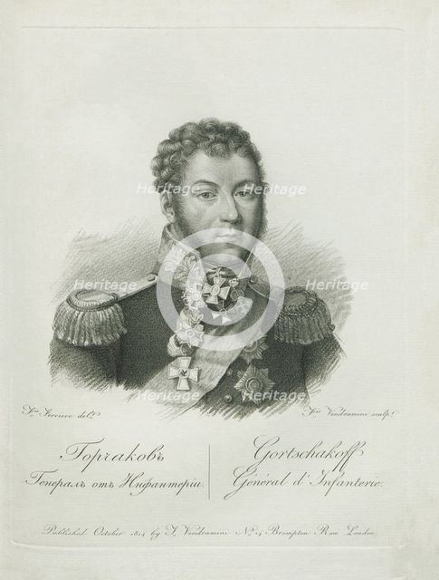 Prince Aleksey Ivanovich Gorchakov (1769-1817), 1813.