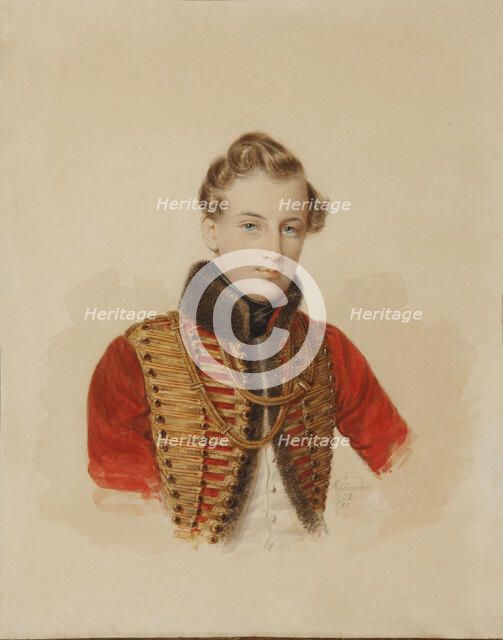 Prince Alexander Nikolayevich Dolgoruky (1819-1842), 1838.