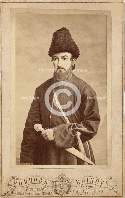 Prince Alexander of Imereti (1760-1780), Second Half of the 19th century. Artist: Roinov (Roinashvili), Alexander Solomonovich, Photo Studio (1846-1898)