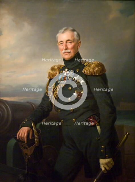 Prince Alexander Sergeyevich Menshikov (1787-1869), 1851. Artist: Krüger, Franz (1797-1857)
