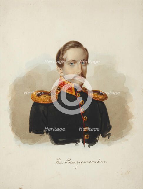 Prince Alexey Petrovich Wittgenstein (1810-1842), 1839.