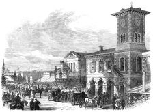 Prince Alfred in Australia: the Gawler Corporation presenting their address to the Duke, 1868. Creator: Unknown