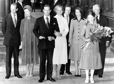 Prince and Princess Michael of Kent after their marriage in Vienna, 1978