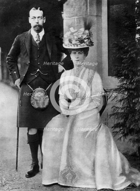 Prince and Princess of Wales, 1909 (1937). Artist: W&D Downey