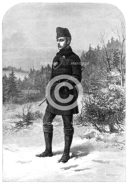 Prince Arthur in Canada, 1870. Creator: Unknown.