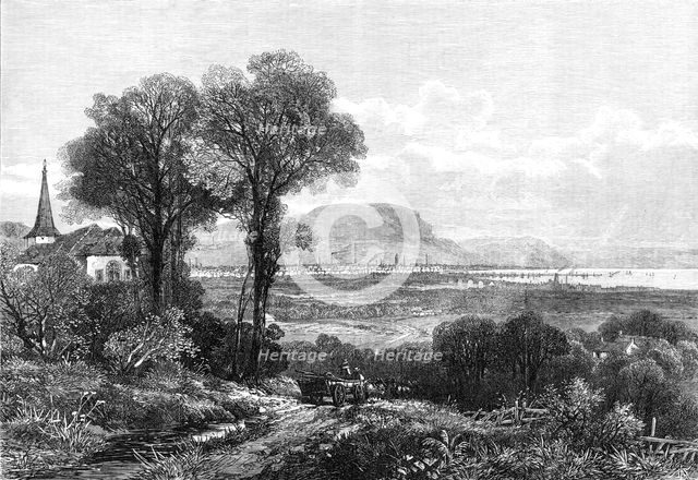 Prince Arthur in Ireland: Belfast, from Newtownbreda, 1869. Creator: Unknown.
