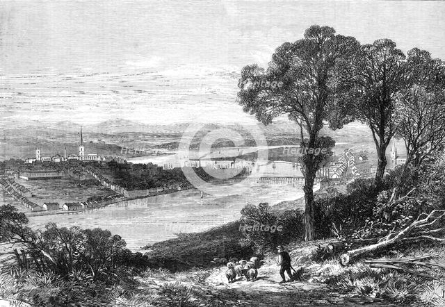 Prince Arthur in Ireland: Londonderry, 1869. Creator: Unknown.