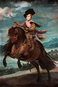 Prince Baltasar Carlos on Horseback, 1635-36. Creator: Diego Velasquez