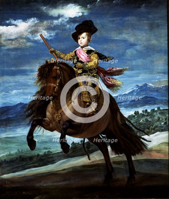  'Prince Baltasar Carlos on horseback' by Diego Velazquez.