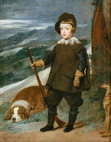 Prince Balthasar Charles as a Hunter, between 1635 and 1636. Creator: Diego Velasquez