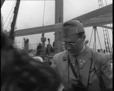 Prince Bernhard Walking Ashore in Dover, 1940. Creator: British Pathe Ltd