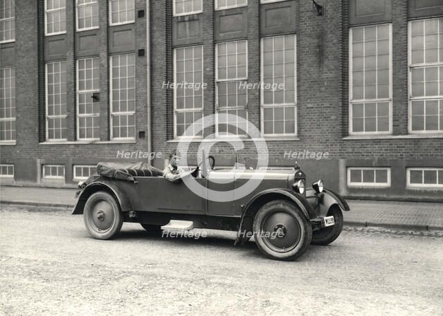 Prince Bertil as a trainee at the Thulin car factory, Landskrona, Sweden 1928. Artist: Unknown