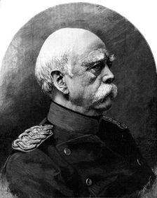 Prince Bismarck, late Prussian Minister of Foreign Affairs and Chancellor of the German Empire, 1890 Creator: Unknown