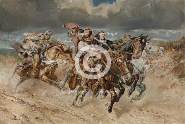 Prince Boguslaw Kidnapped by Kmicic, 1906. Creator: Stanislaw Batowski-Kaczor.