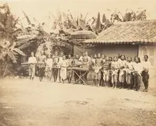 Prince Cambodgien et son Cortège, 1866. Creator: Emile Gsell