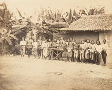 Prince Cambodgien et son Cortège, 1866. Creator: Emile Gsell