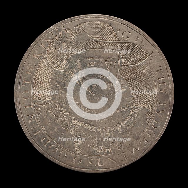 Prince Charles, 1600-1649, King of England 1625 [reverse], c. 1625. Creator: Simon de Passe.