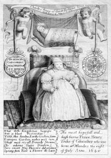 Prince Charles and Prince Henry, sons of King Charles I, 17th century, (1802)